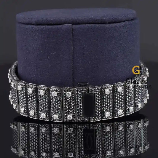 Iced Out Black Watch