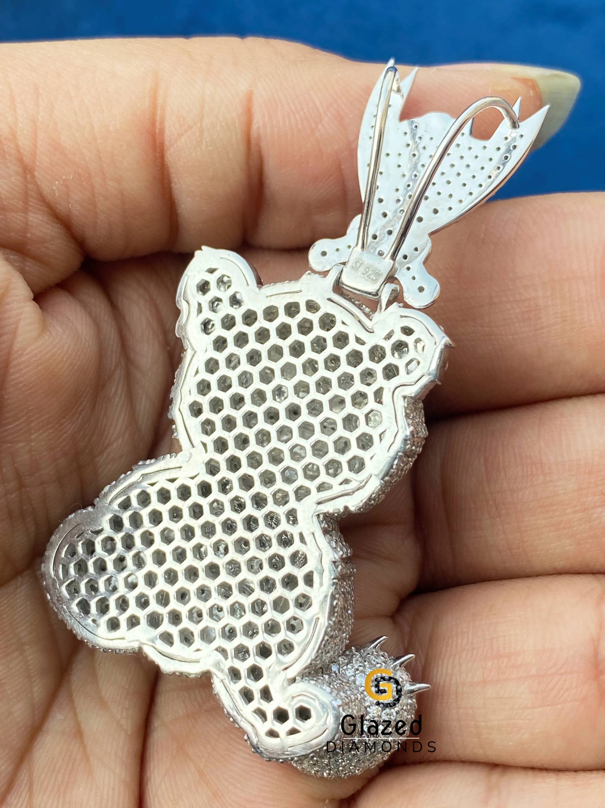 Iced Out Cartoon Men_s Pendants