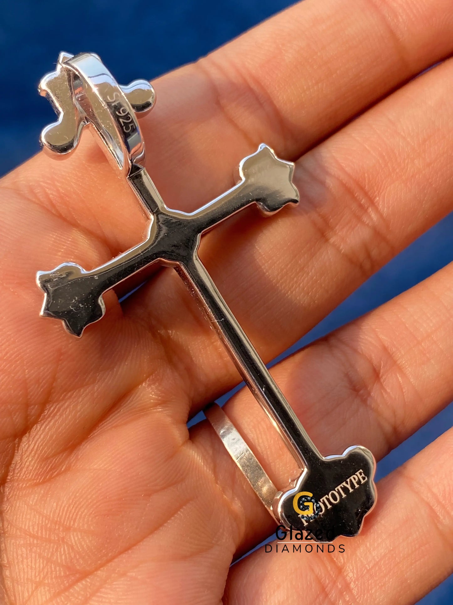 Iced Out Charm Religious Pendant