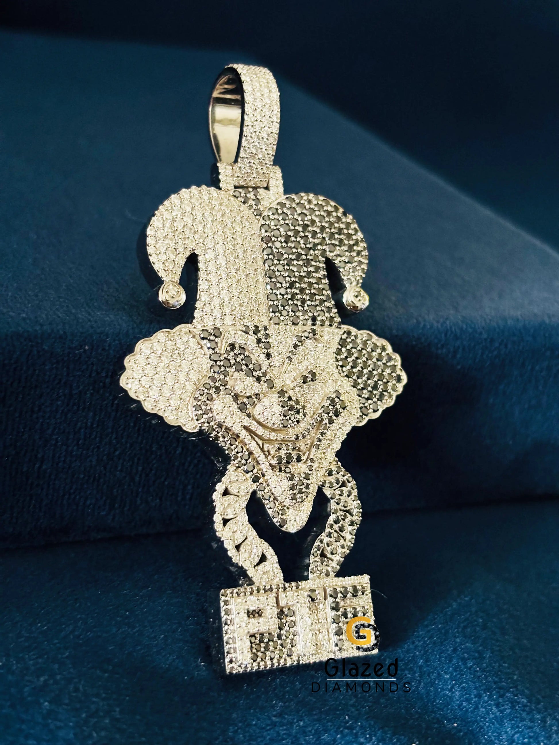 Iced Out Custom Name PTF Moissanite Pendant