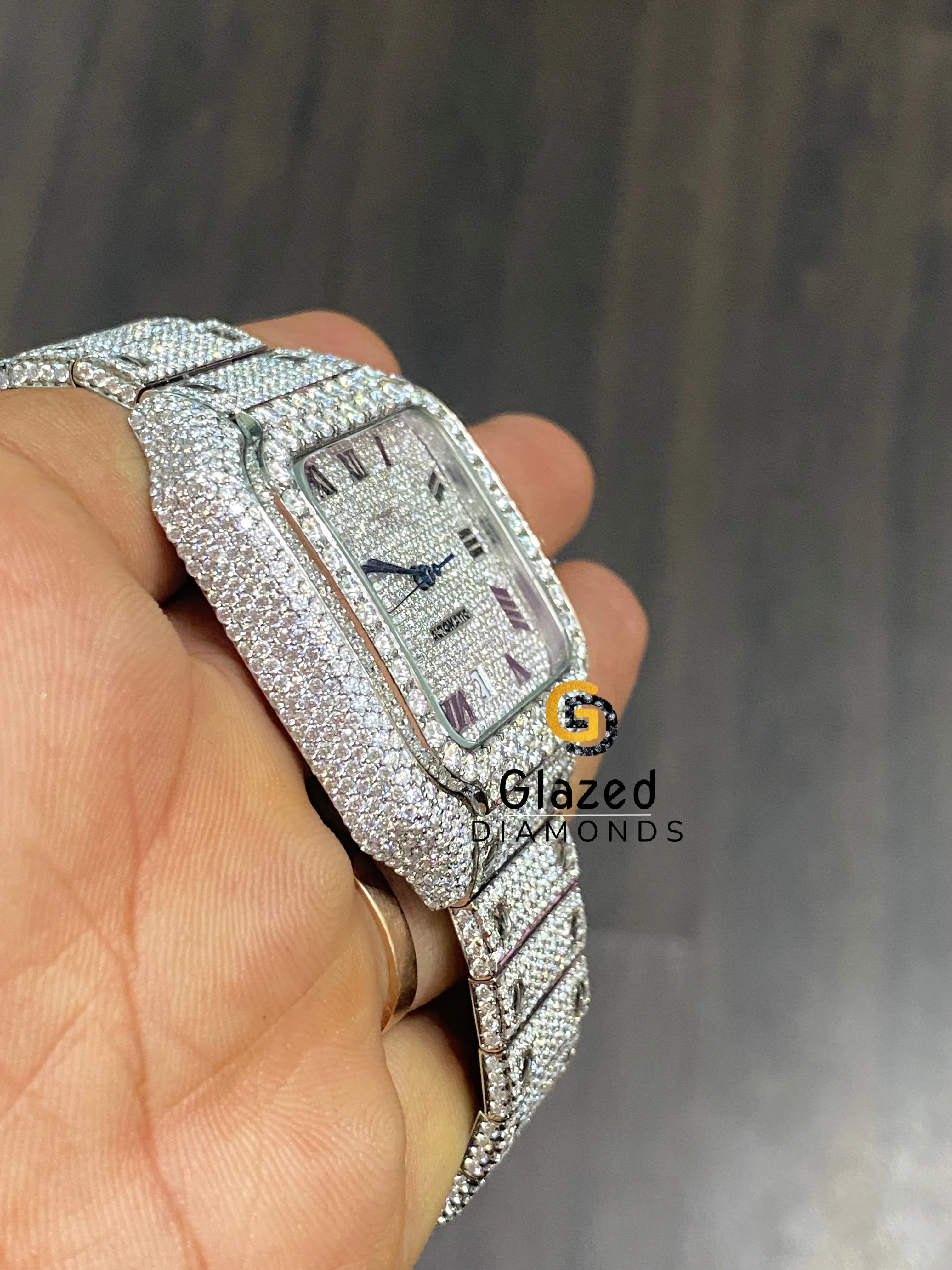 Iced Out Diamond Studded Watches