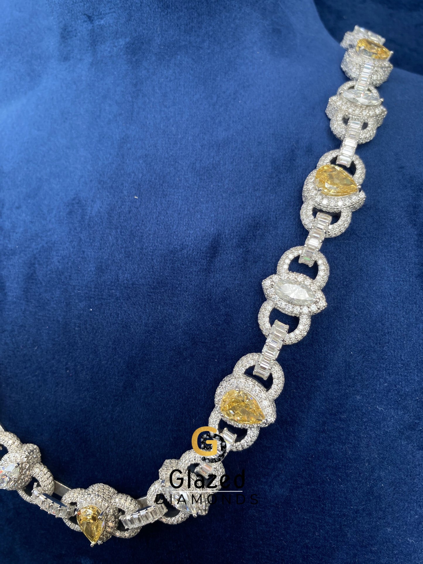 Iced Out Hip Hop Moissanite Studded Chain