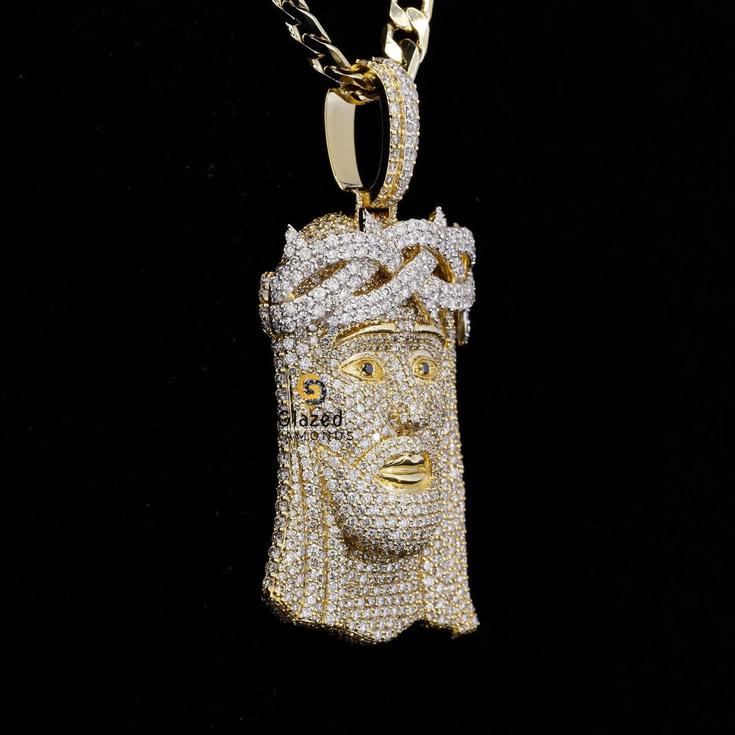 Iced Out Jesus Diamond Pendant