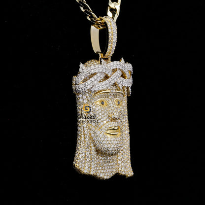 Iced Out Jesus Diamond Pendant