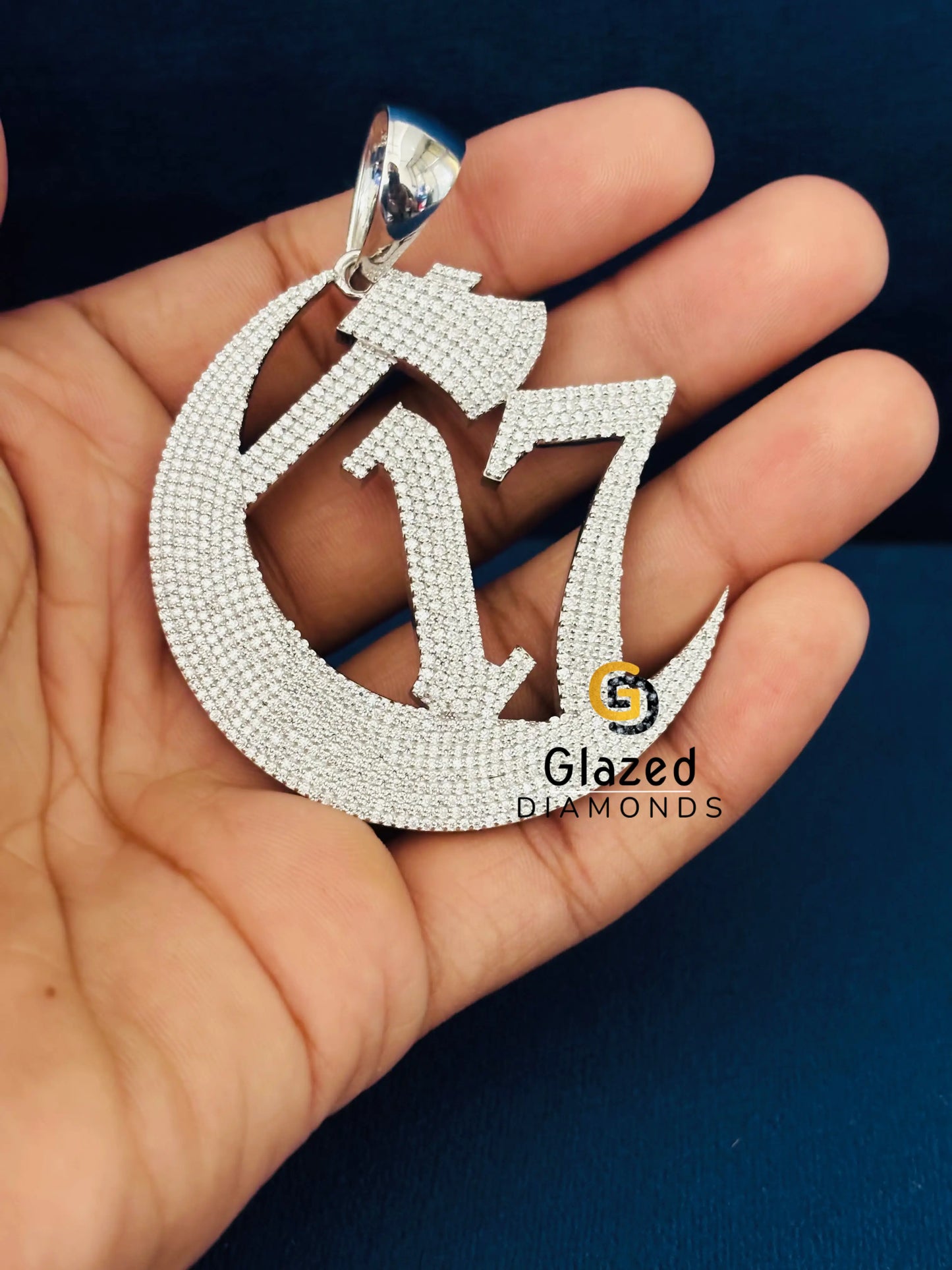 Iced Out Moissanite C17 Hip Hop Pendant
