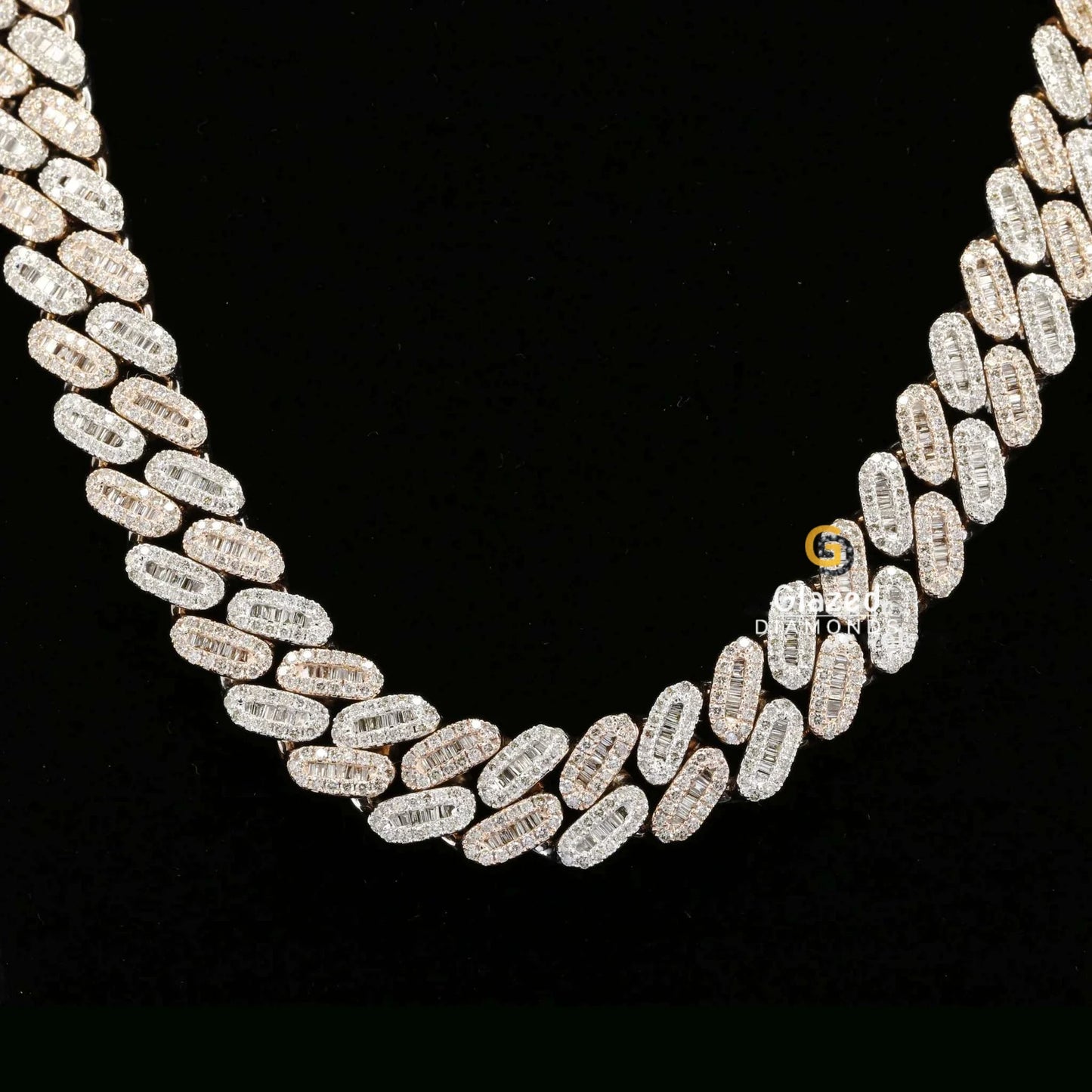 Iced Out Moissanite Chain