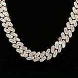 Iced Out Moissanite Chain