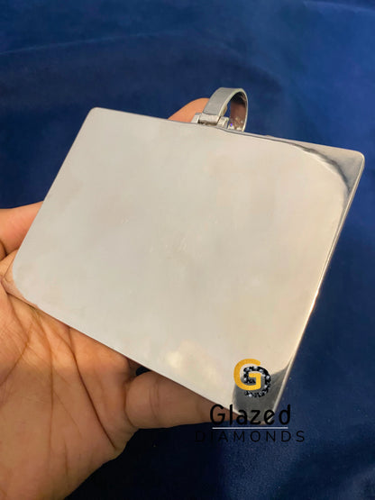 Iced Out Moissanite City Pendat