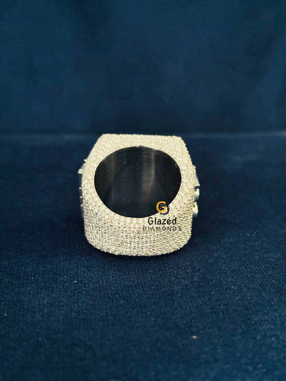 Iced Out Moissanite Custom Hip Hop Ring