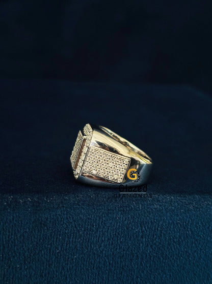 Iced Out Moissanite Hip Hop Ring