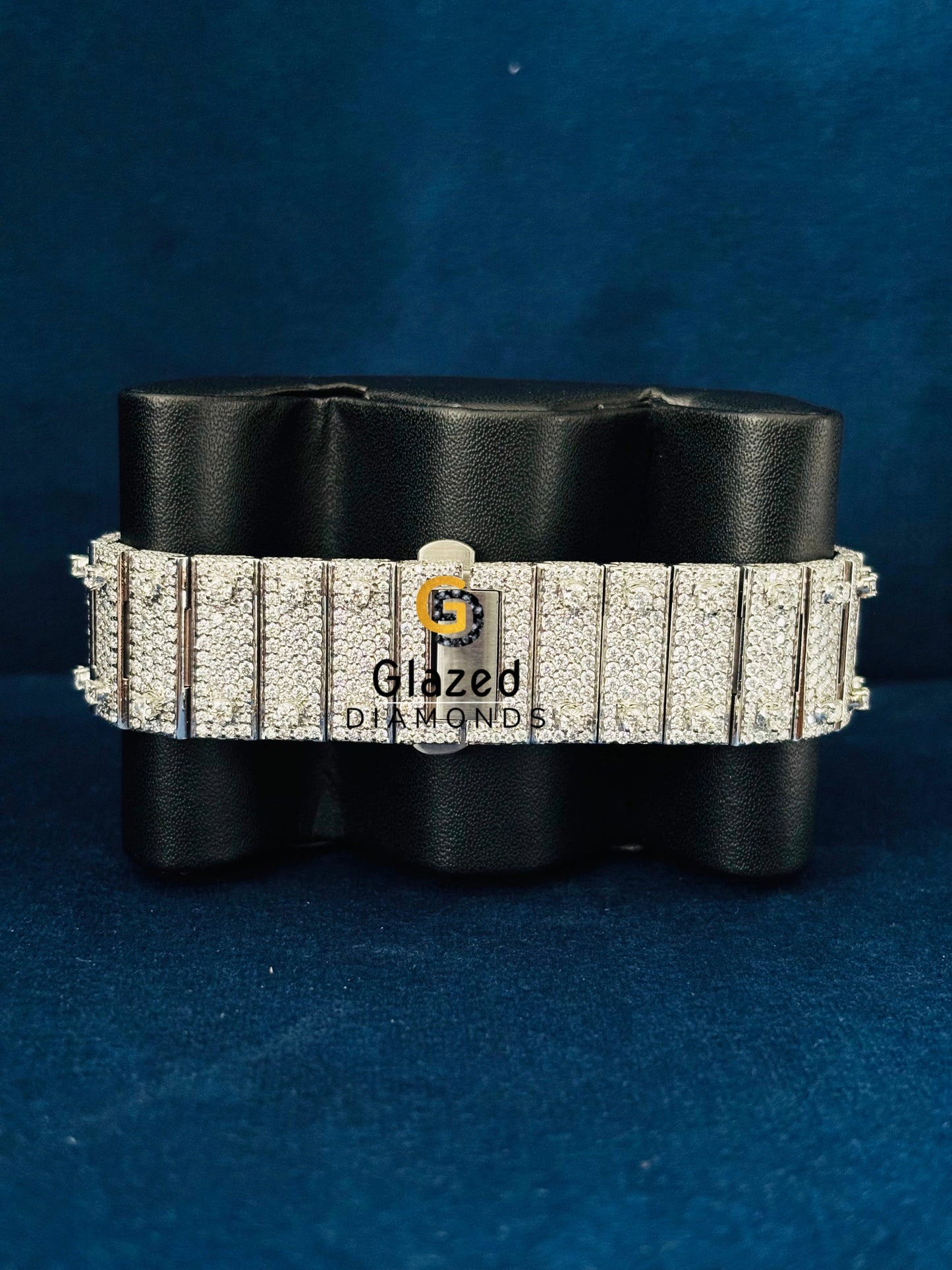 Iced Out Moissanite Hip Hop Studded Cartier Watch