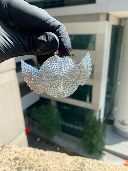 Iced Out Moissanite Pendant