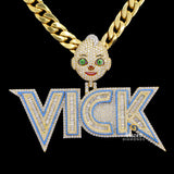 Iced Out Moissanite Pendant For Rapper