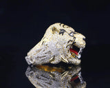 Iced Out Moissanite Ring For Men