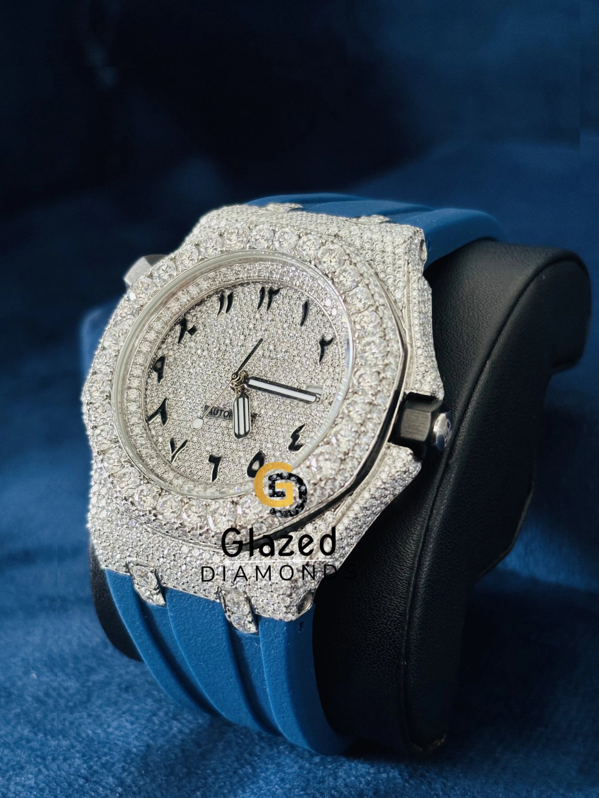 Iced Out Moissanite VVS Stainless Steel Watch