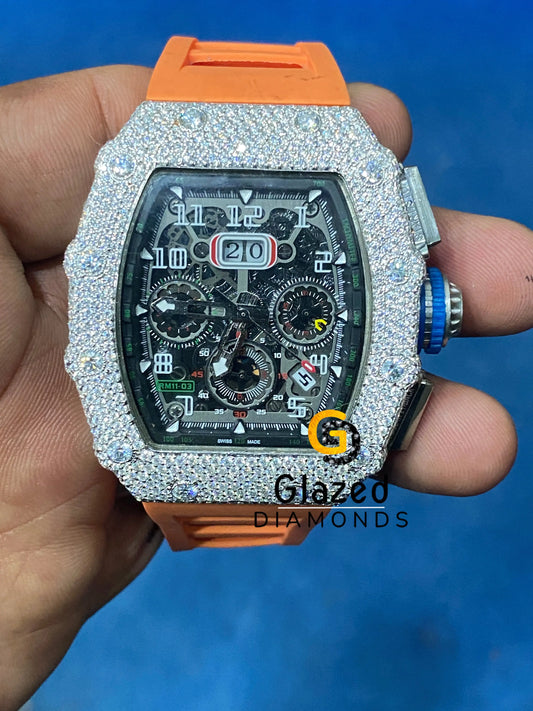 Iced Out Moissanite Watch 2