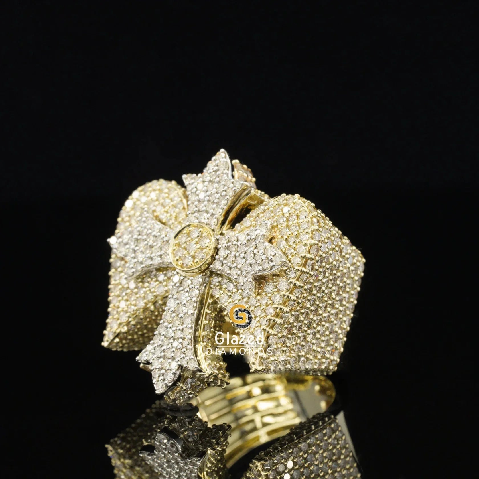 Iced Out Rapper Ring