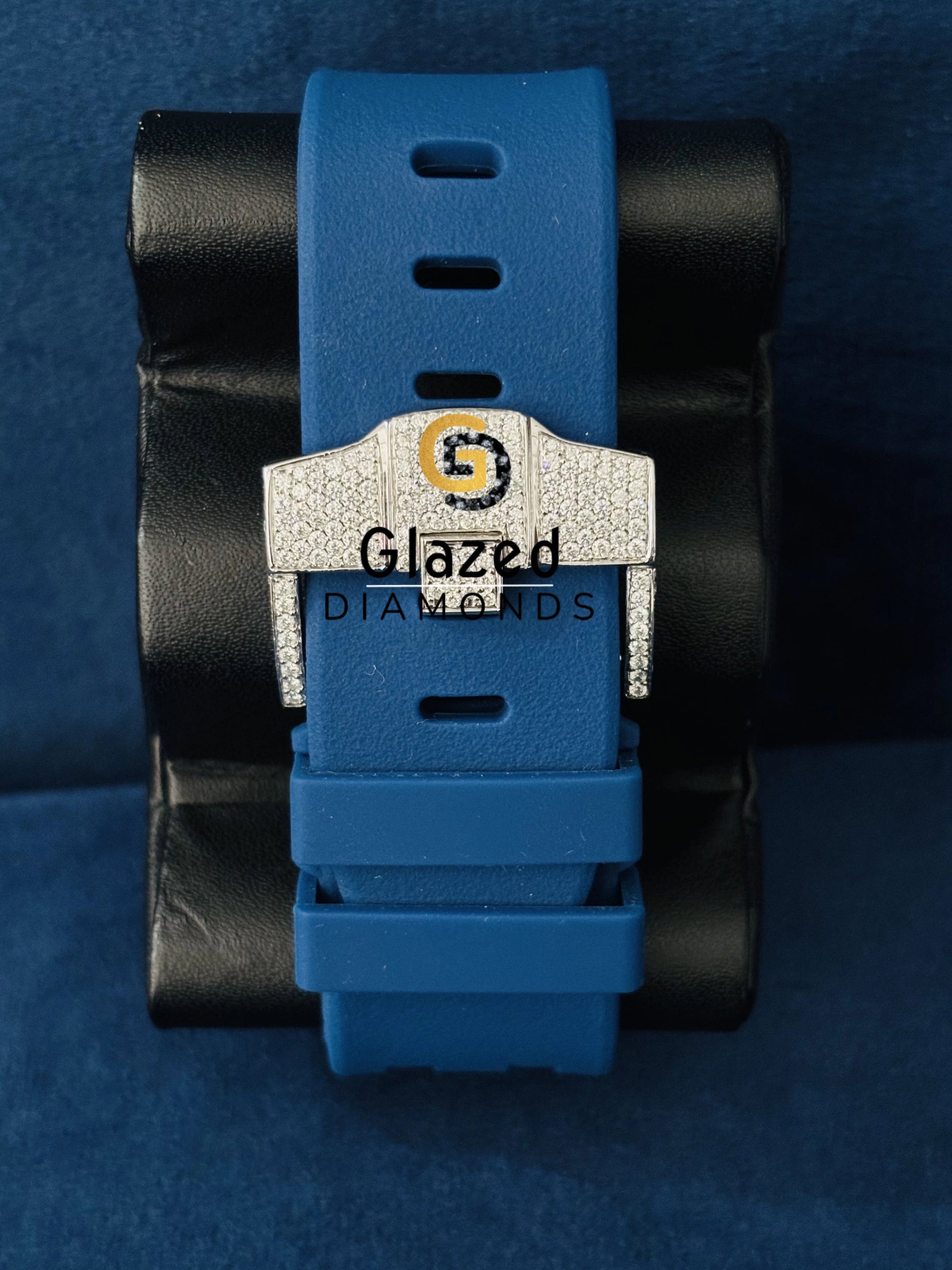 Iced Out Rose Gold Plated Moissanite Watch For Him