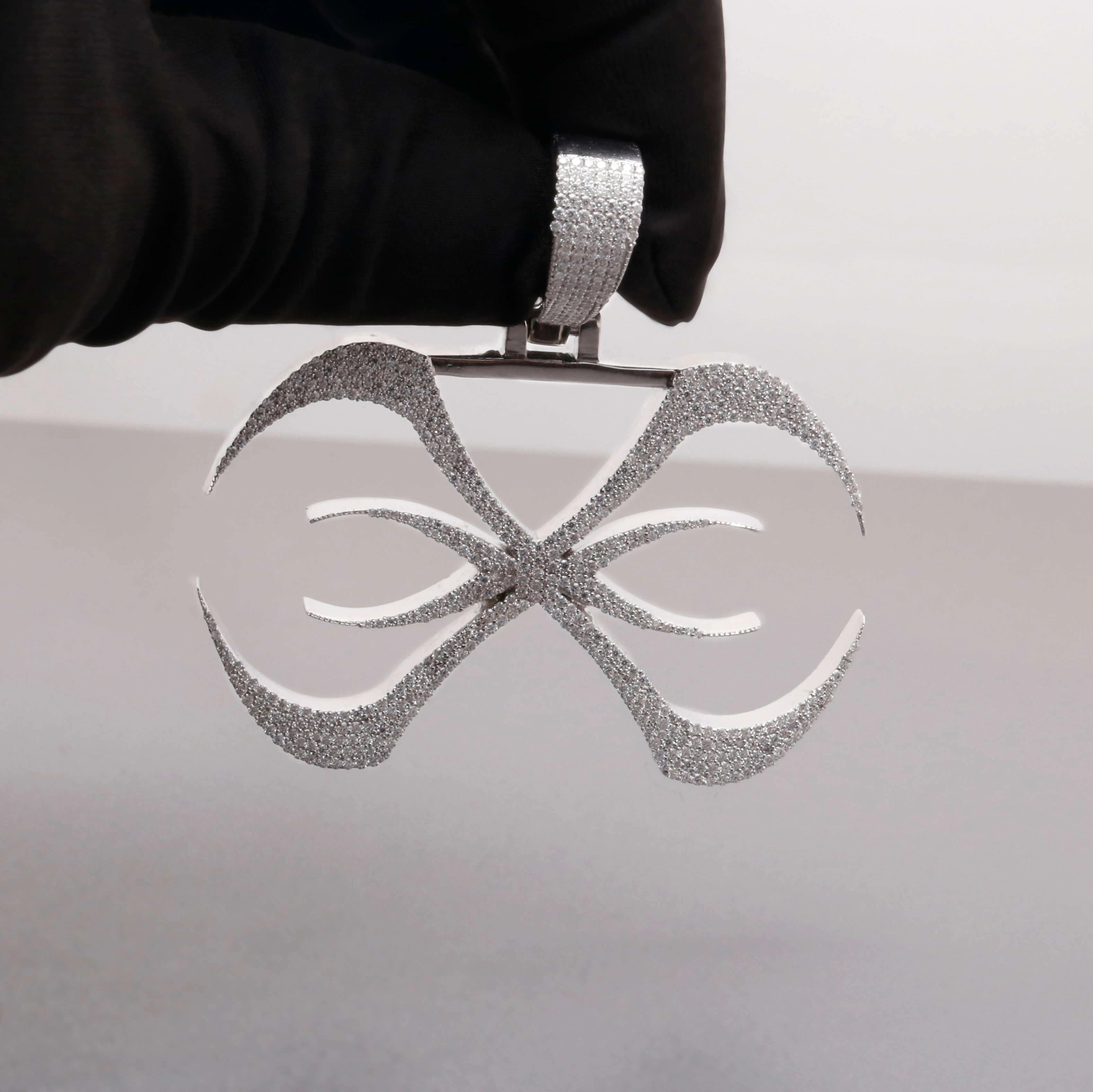 Iced Out Spider Pendant