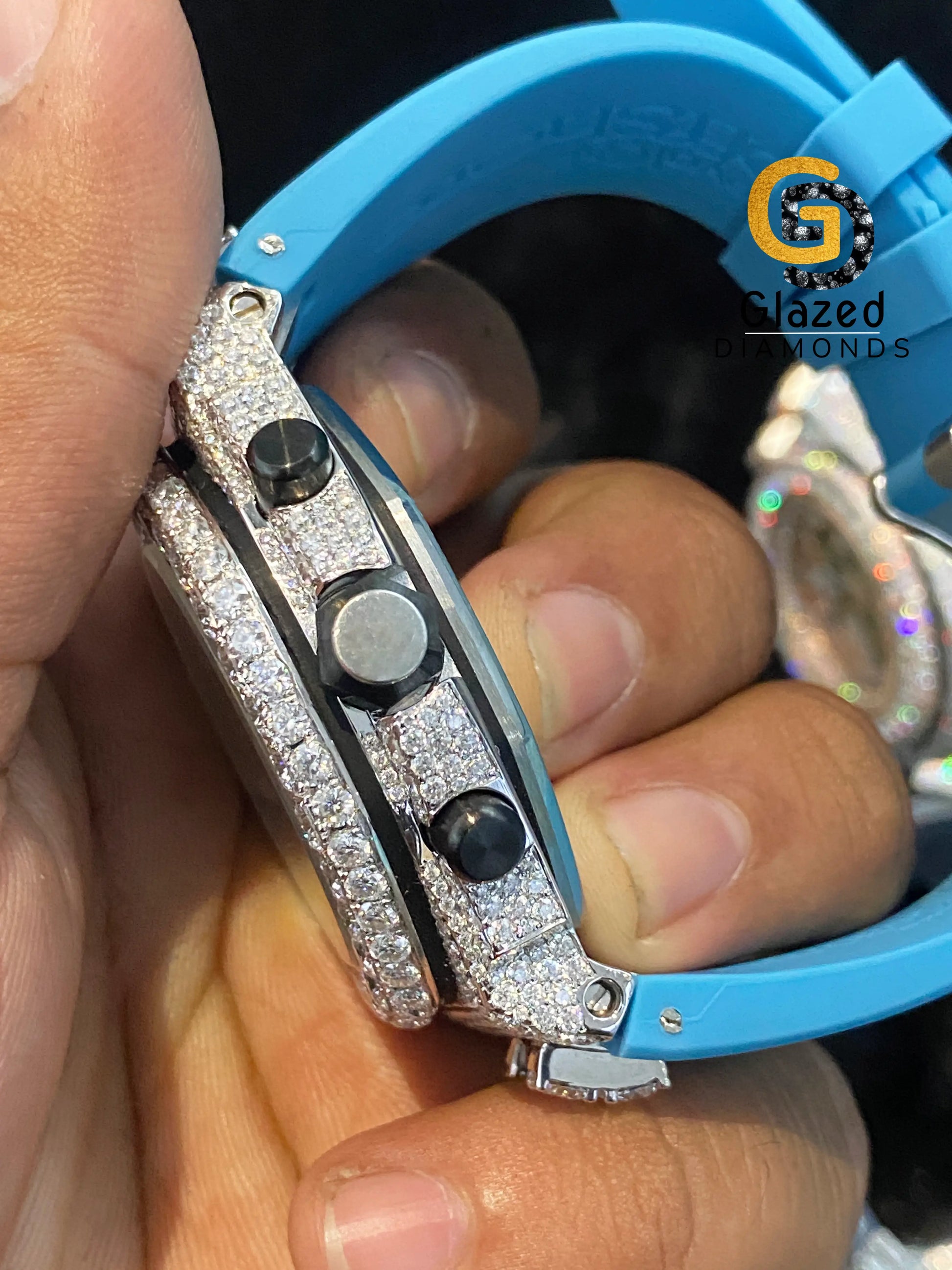 Iced Out moissanite Sky Watch