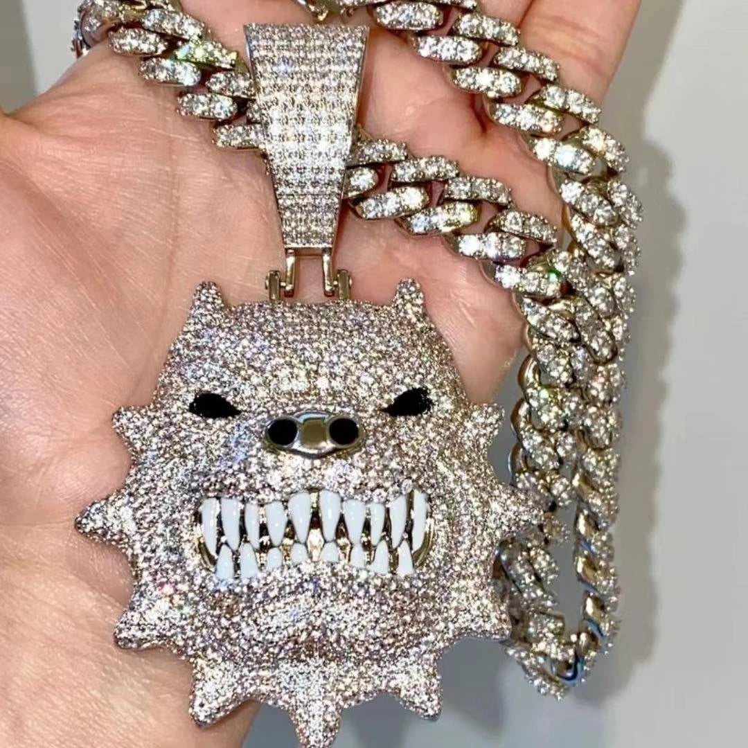 Icy Bling_Pit_Bull_Dog_Pendant 