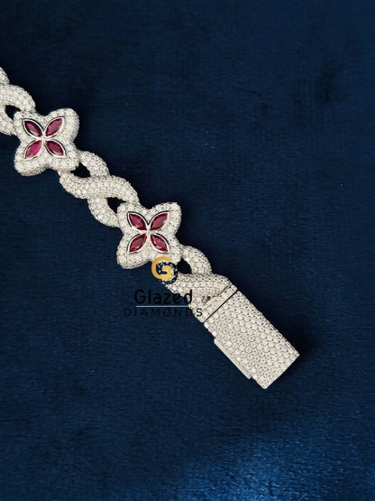 Infinity Link Moissanite Hip Hop Bracelets