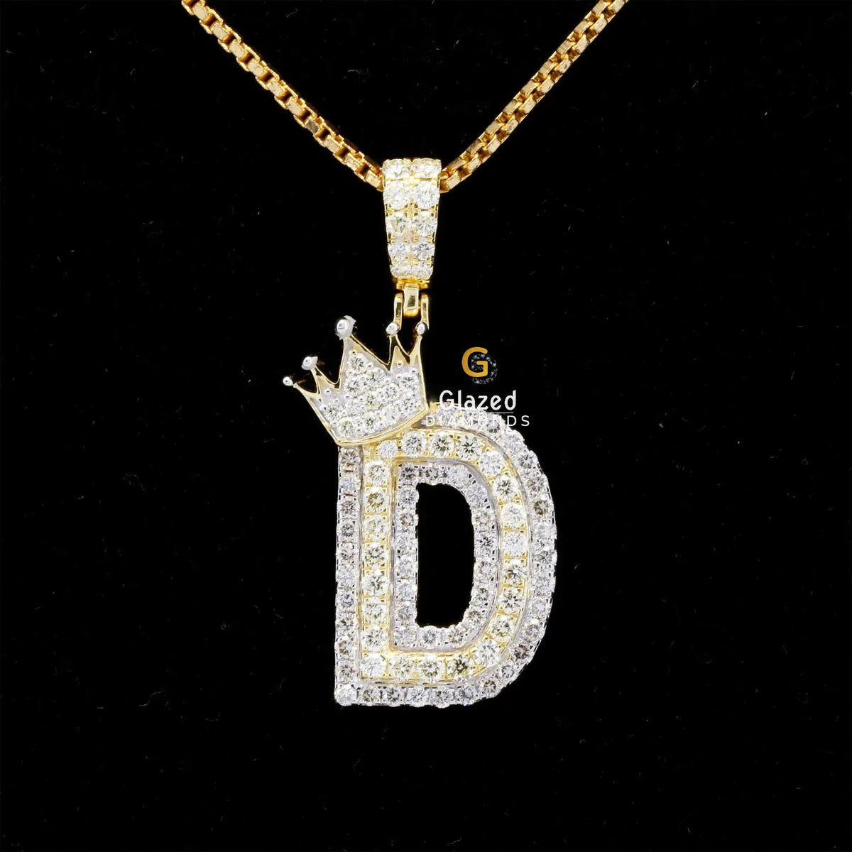 Initial Moissanite Pendant