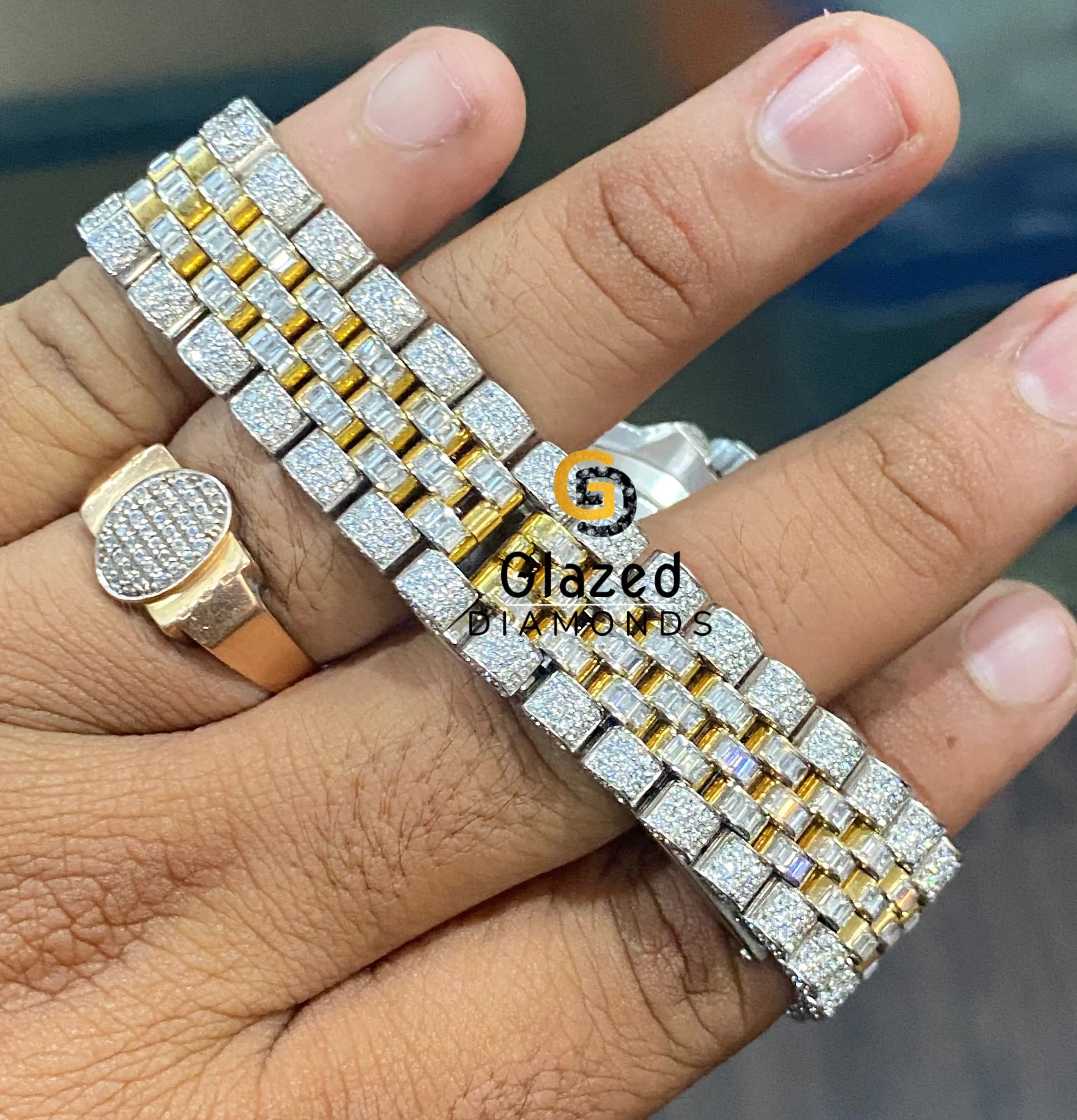 Jubilee Bracelet VVS Moissanite Watch