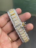 VVS Moissanite Studded Diamond Automatic Luxury Two Tone Watch