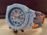 Luxury Diamond Stud Watch
