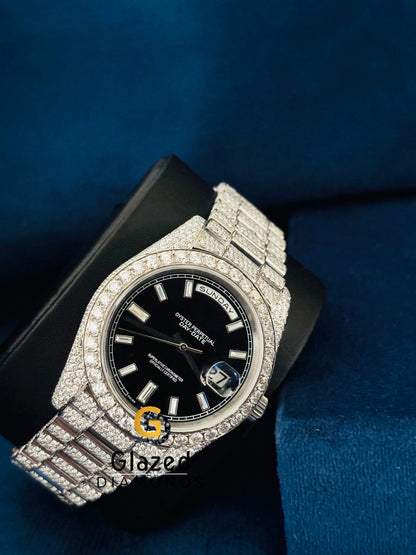 Luxury Men VVS Stainless Steel Iced Out Watchs