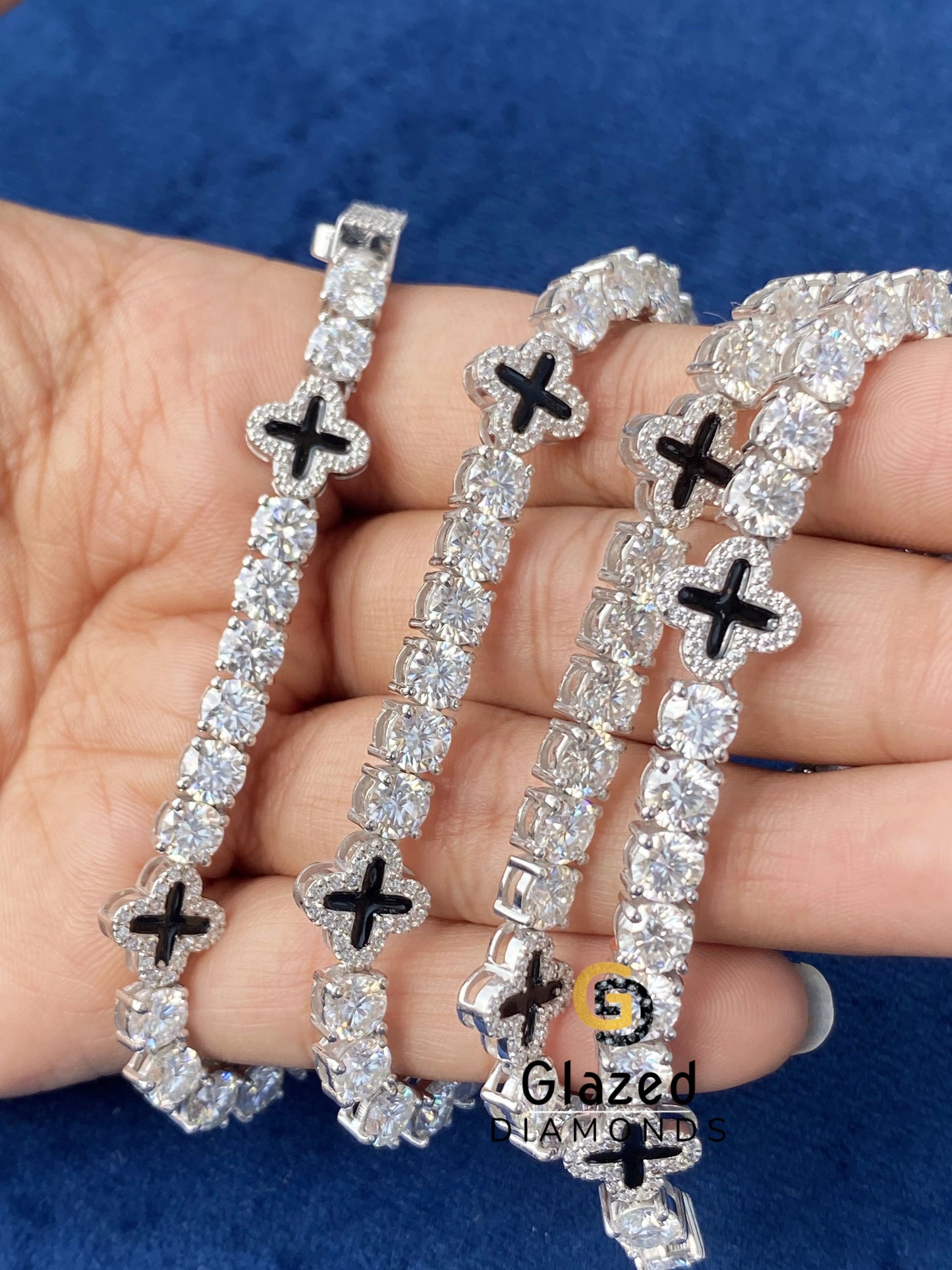 Luxury Moissanite Clover Chain