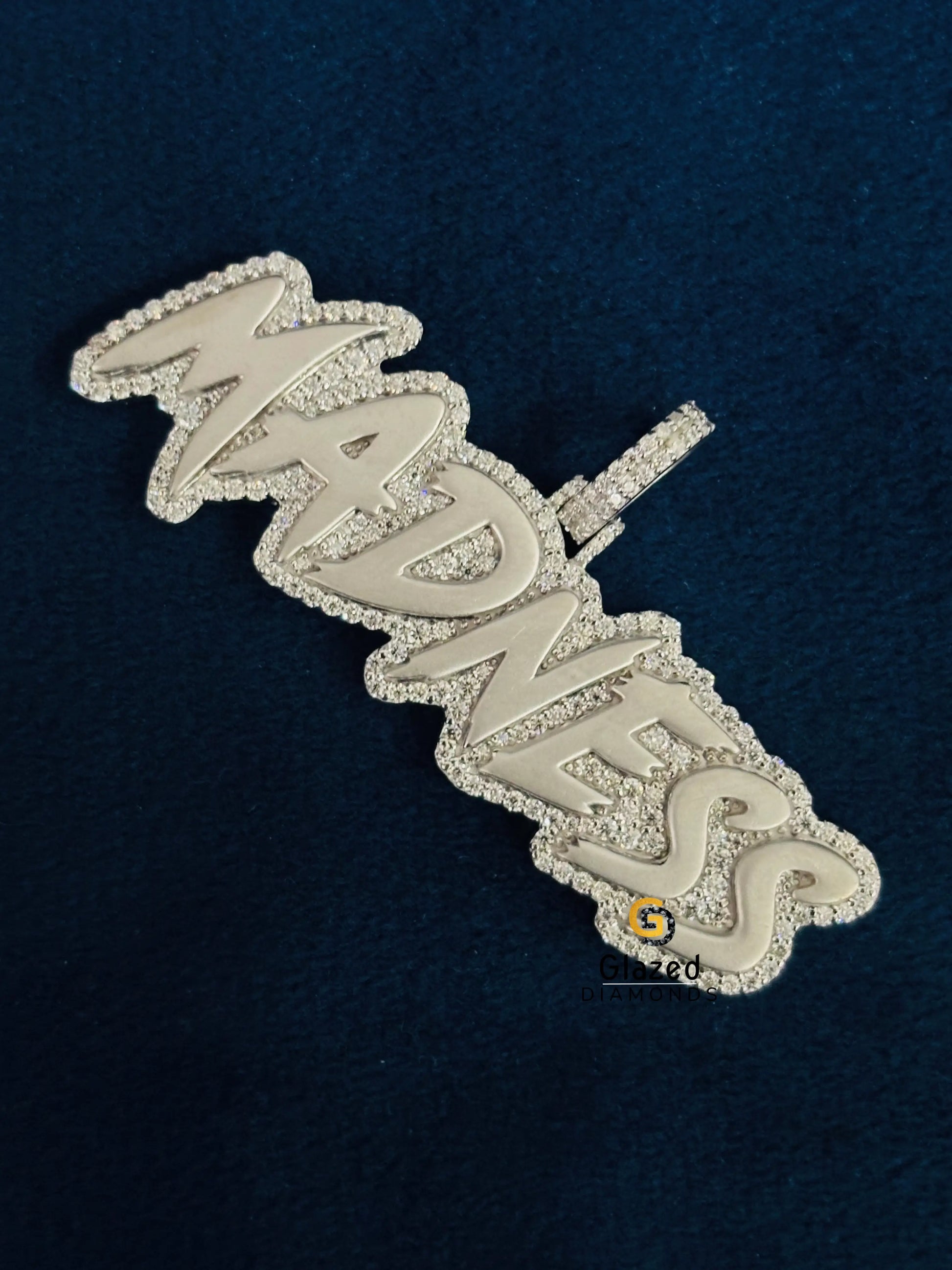 Madness Custom Letter Moissanite Hip Hop Pendant For Men