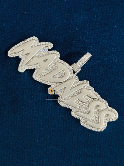 Madness Letter Name Moissanite Hip Hop Pendant