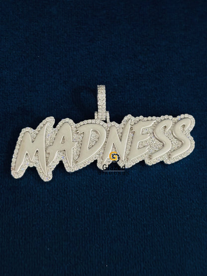 Madness Letter Name Moissanite Hip Hop Pendant For Men