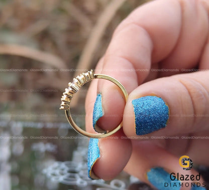 Matching Curved Wedding Ring