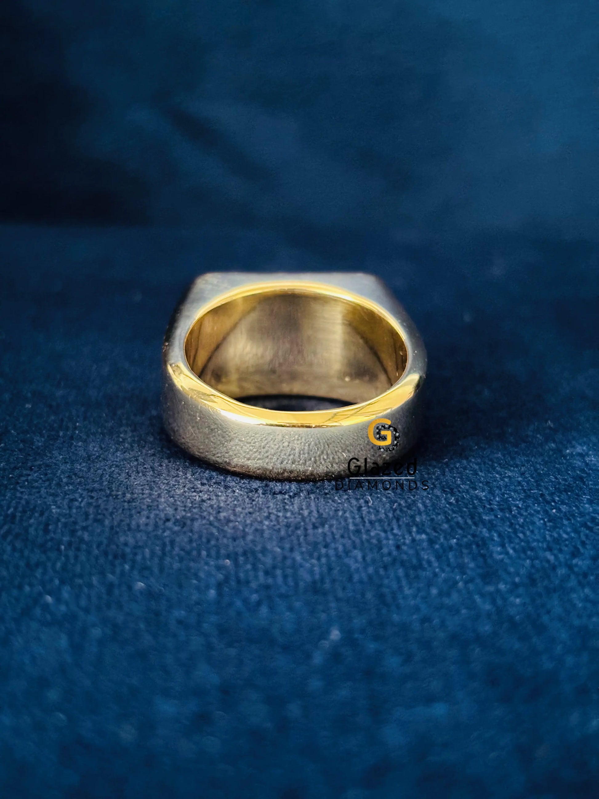 Men 925 Silver Custom 100 Number Hip Hop Ring