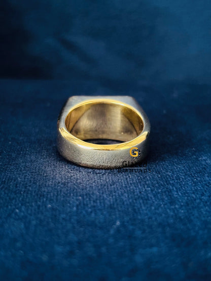 Men 925 Silver Custom 100 Number Hip Hop Ring