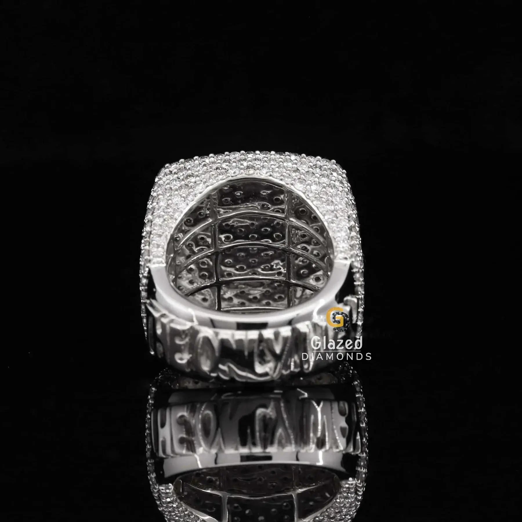 Men's VVS Moissanite Diamond Iced Out Custom Letter Championship Ring