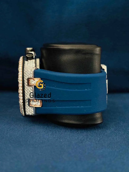 Men_s Colorfull Arabic Number Dial Silicone Strap Watch 