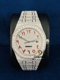Men_s Dial Hip Hop Moissanite Watch