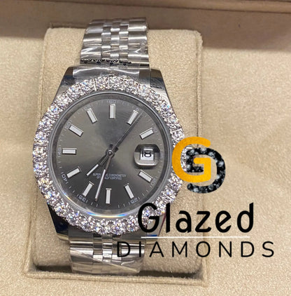 Men_s Diamond Automatic Watch