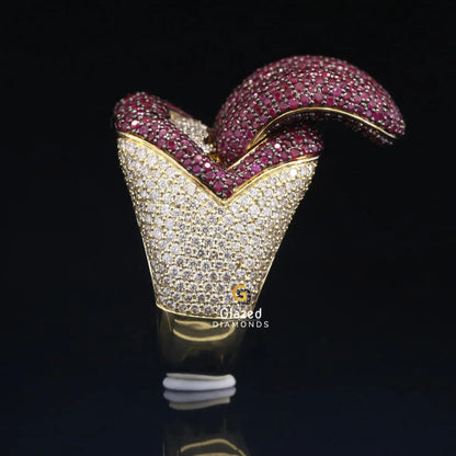 Mens Diamond Studded Ring 2