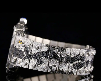 Metal Strap Iced Out Watch