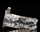 Metal Strap Iced Out Watch
