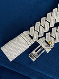 Miami Cuban Link Round Moissanite Hip Hop Bracelet