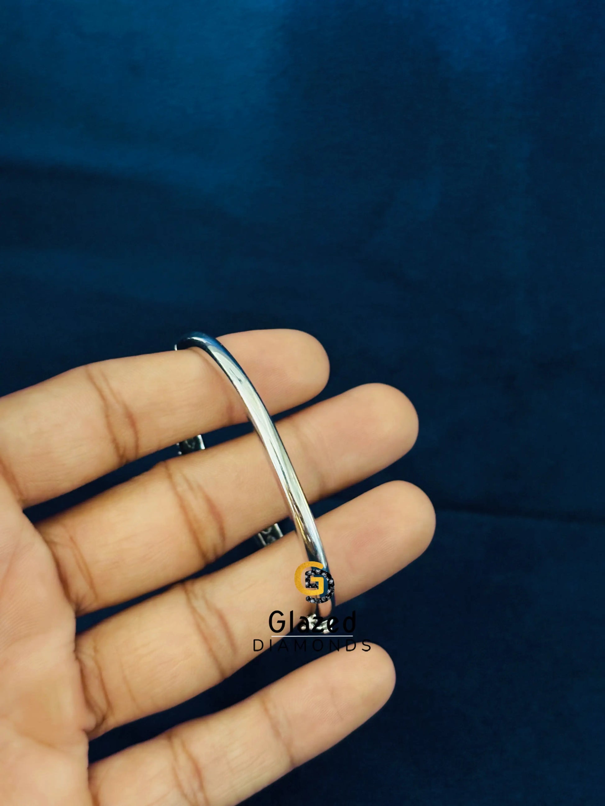 Moissanite Bangle Bracelet