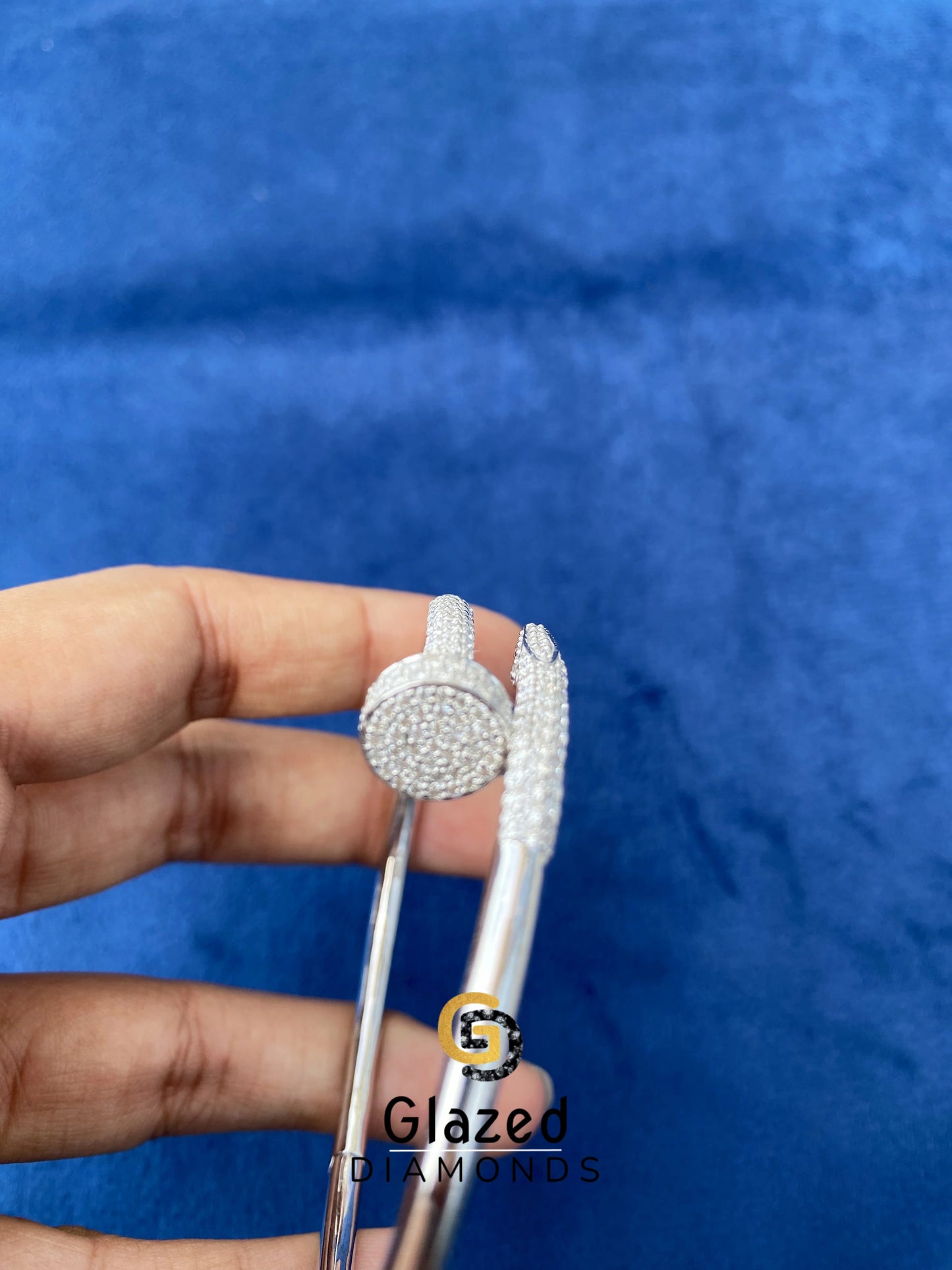 Moissanite Cartier Cuff Bracelet