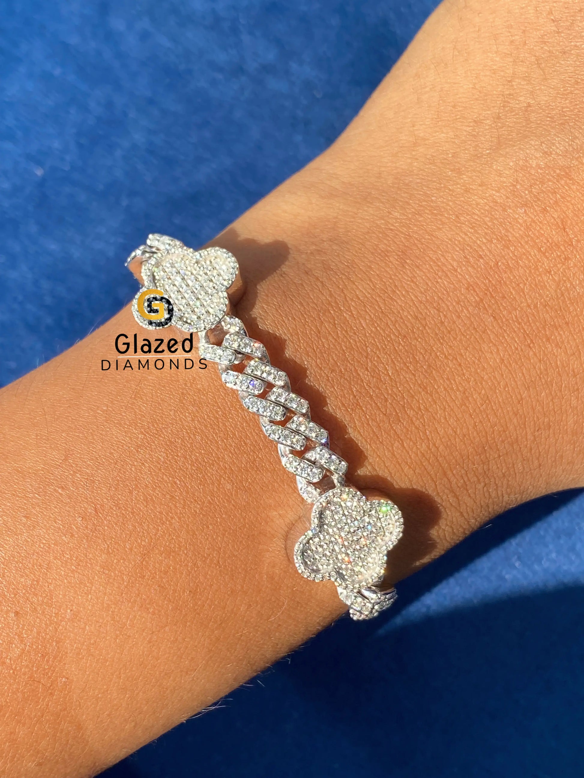 Moissanite Cuban Link Iced Out Bracelet 
