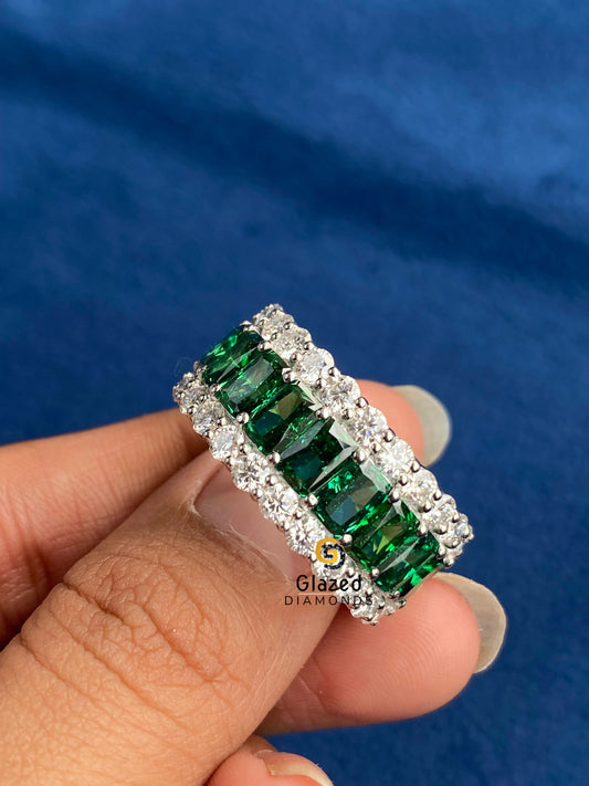 Moissanite Custom Band For Women_s